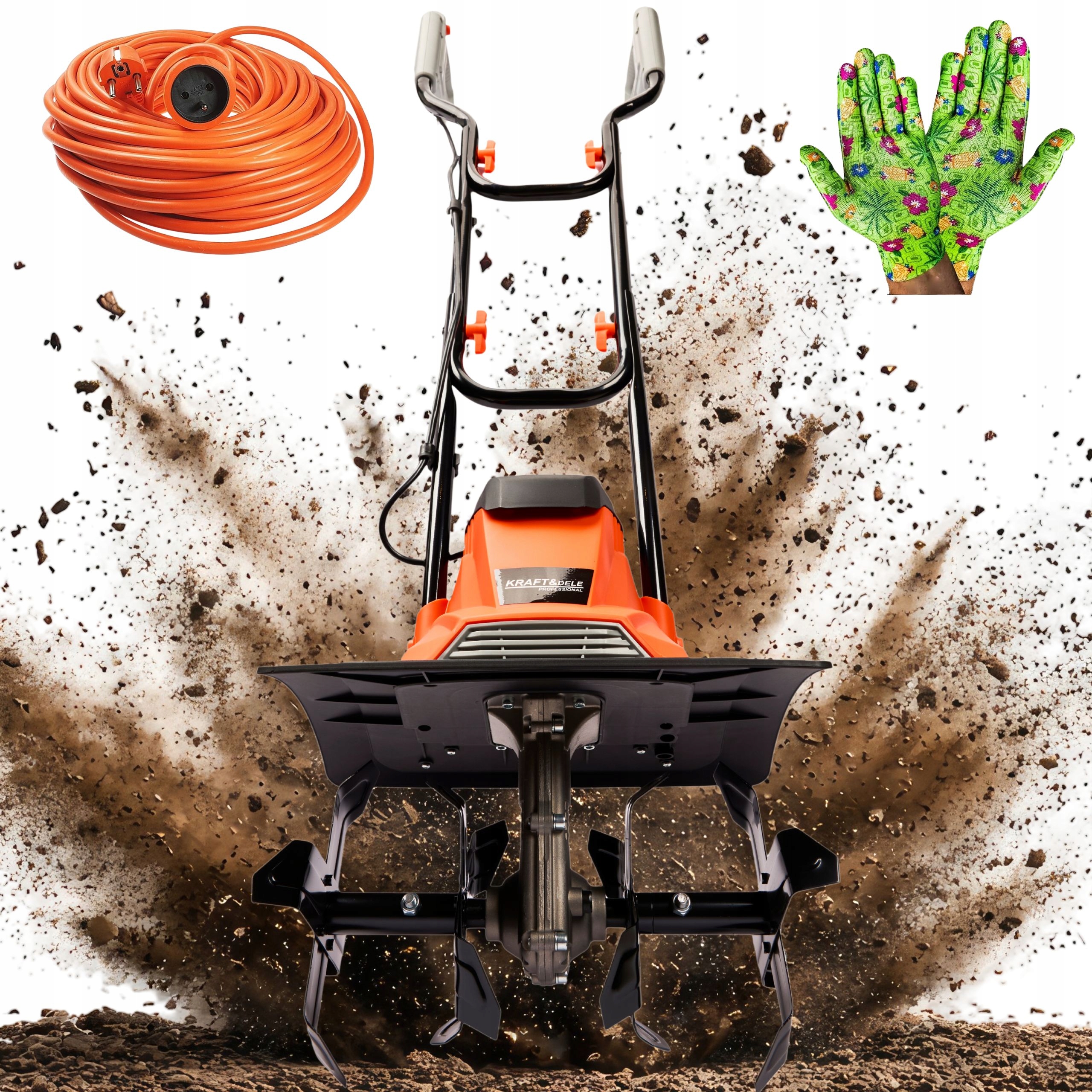 Kultivátor Kraft&Dele 40 cm 2400 W 3,26 HP
